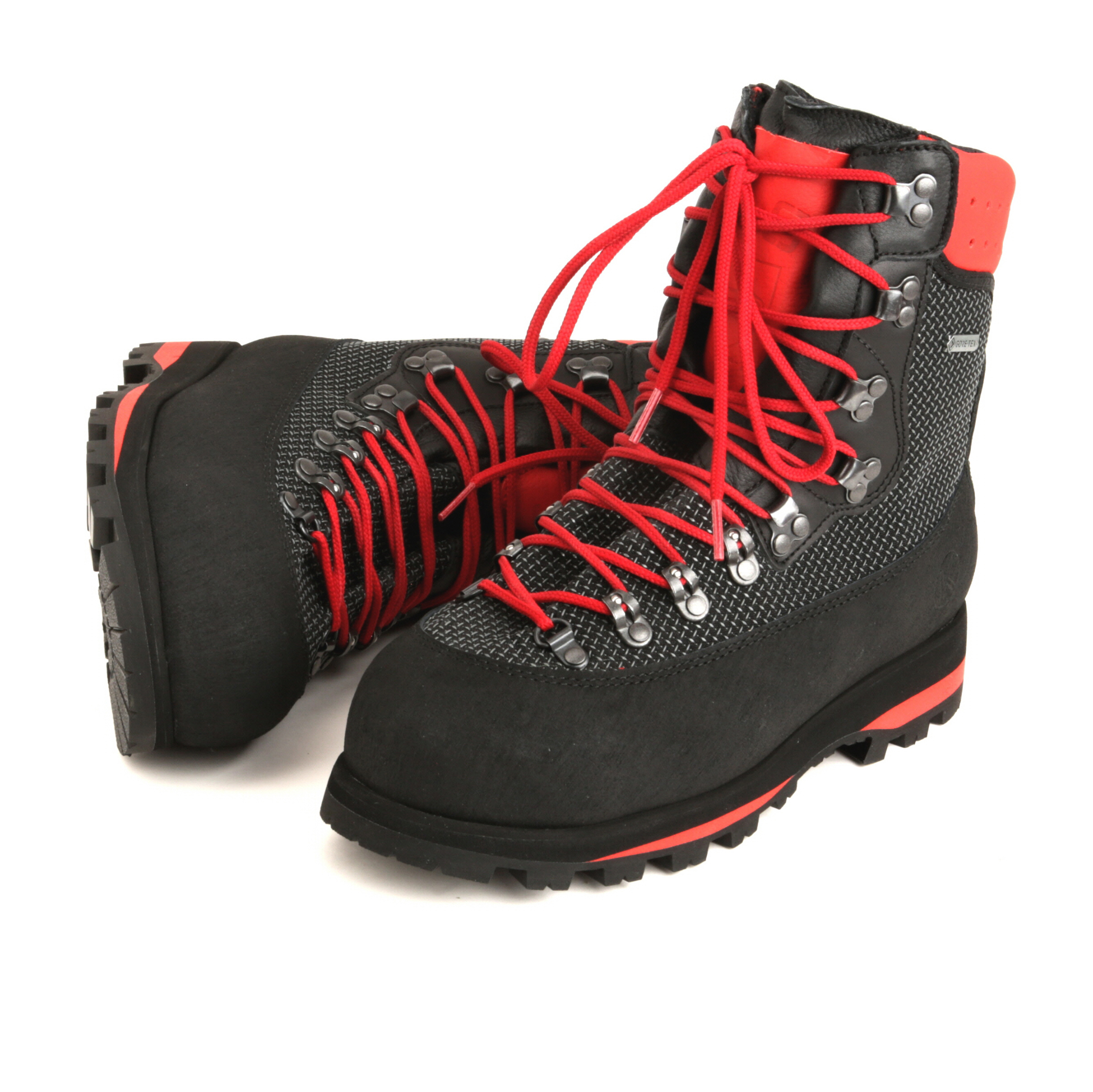 Forest Schnittschutzschuh S3, schwarz-rot, 39-48