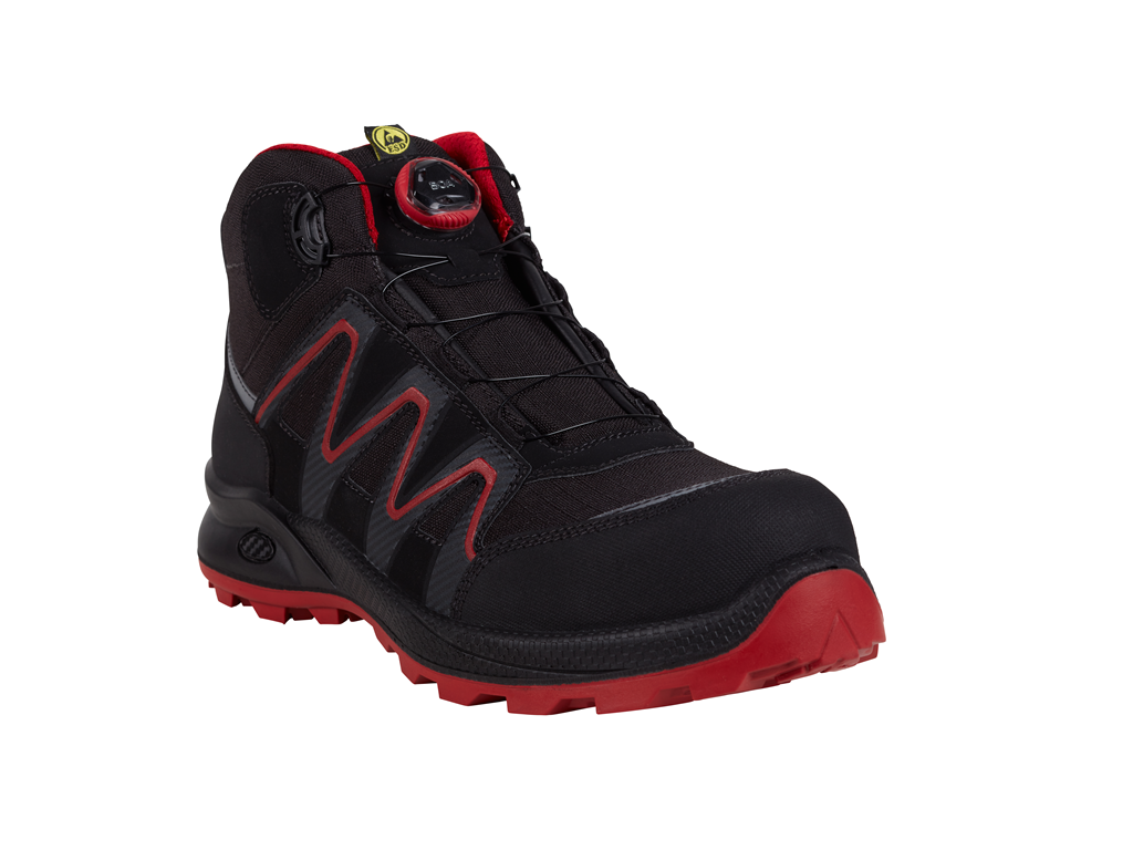 NK-Boa S3 hoch, schwarz-rot, 36-48