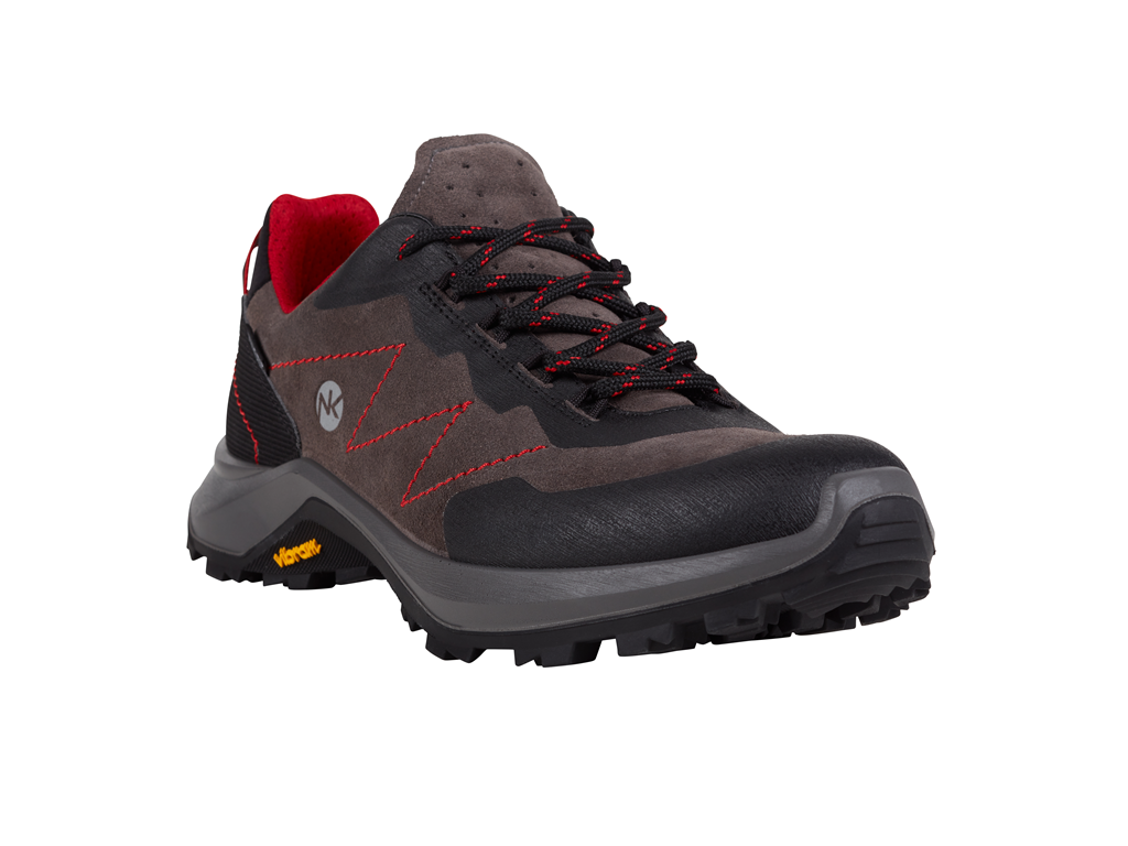 NK-Trekking Schuh, grau-rot, 36-47