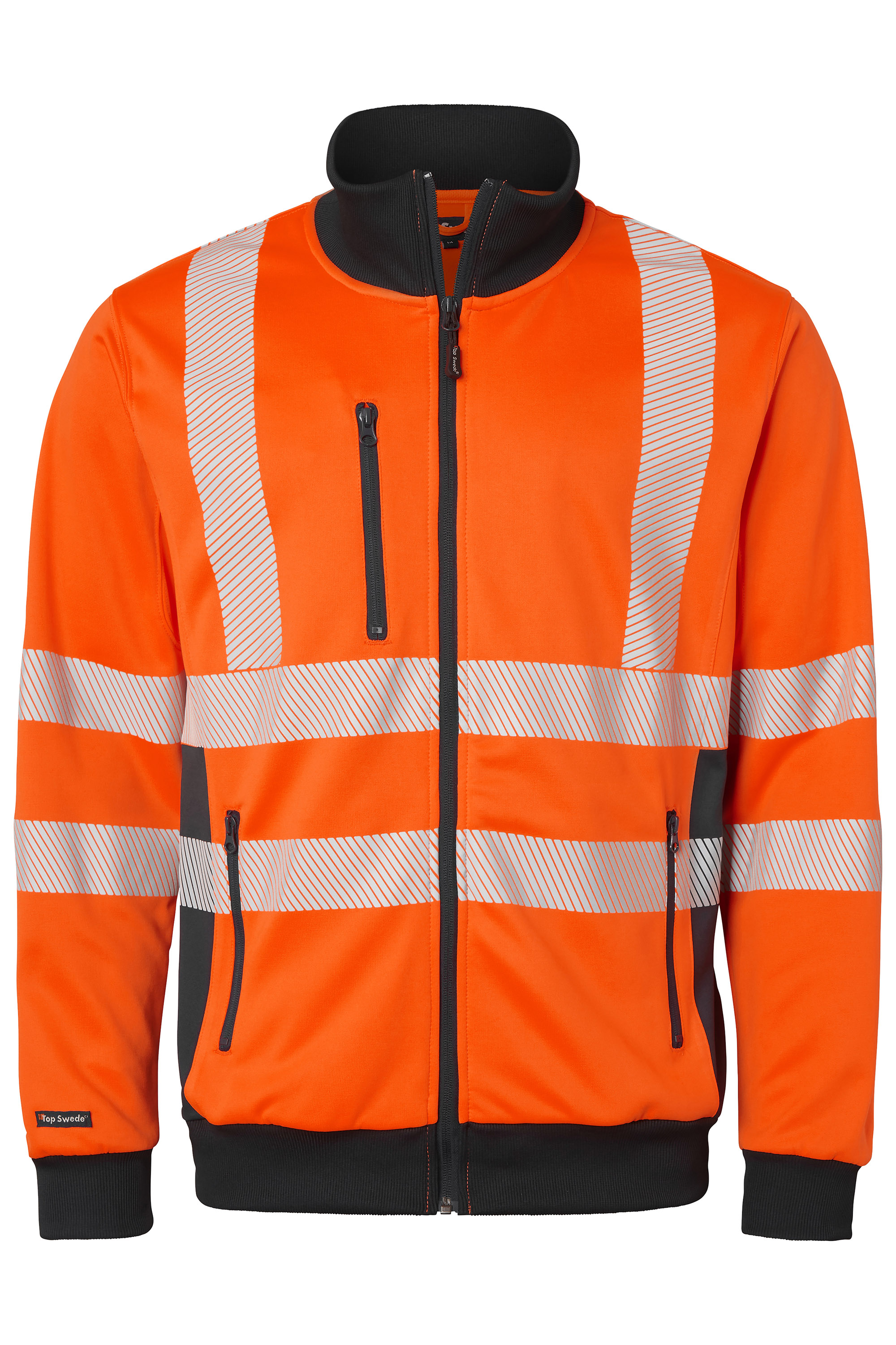 Zermatt Signal Sweater EN ISO 20471 Klasse 3, Orange / Marine, XS-3XL