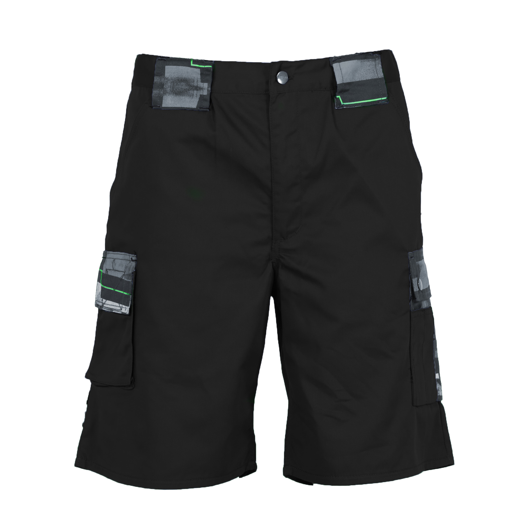 Trophy Shorts, schwarz-grün, 36-60